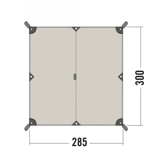 Produktbild von Tatonka Tarp 2 TC Sonnensegel - sand beige