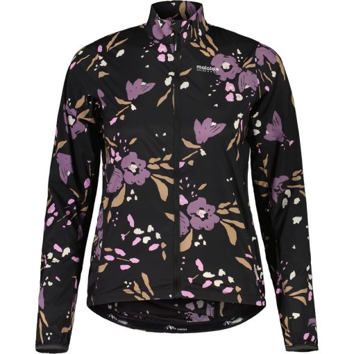 Foto de Maloja Chaqueta Ciclismo Mujer - SeisM. Printed - deep black brushflower 1113