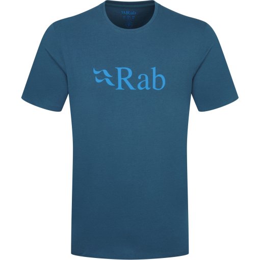 Photo produit de Rab T-Shirt Homme - Stance Logo - tempest blue