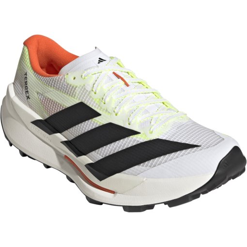 Productfoto van adidas TERREX Agravic TT Trailrunningschoenen Heren - cloud white/core black/impact orange HP7011