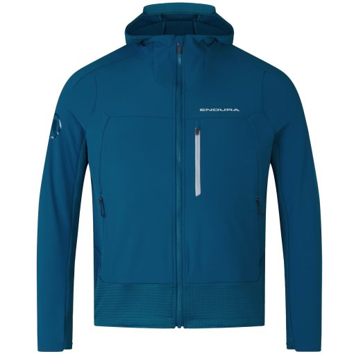 Foto de Endura Chaqueta con Capucha Térmico Hombre - MT500 Polartec - barra blue