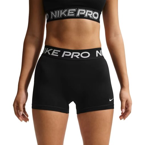 Slika izdelka Nike Pro Dri-FIT 3&quot; Kratke hlače za ženske - črno/belo IQ1037-010