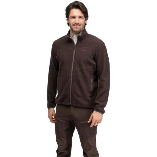 Foto de Bergans Rabot Merino Fleece Midlayer Chaquetas para hombres - dark chocolate