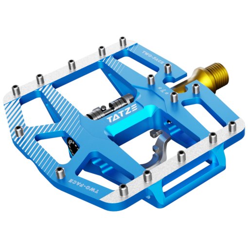 Picture of Tatze TWO-FACE² TI Combi Pedals - blue