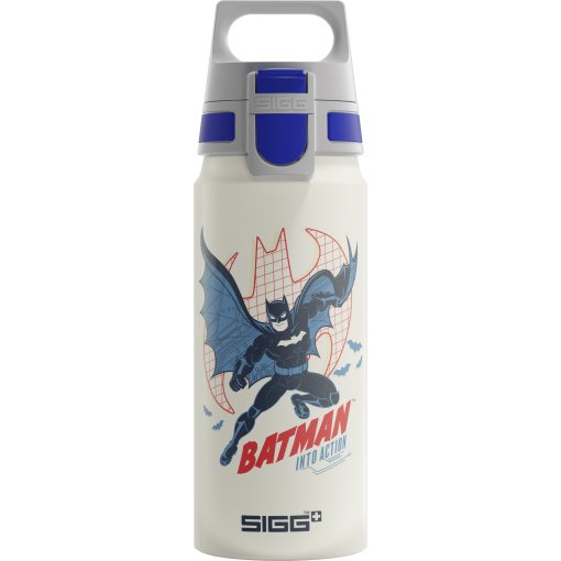 Produktbild von SIGG WMB Trinkflasche für Kinder 0.6L - Batman - Into Action White