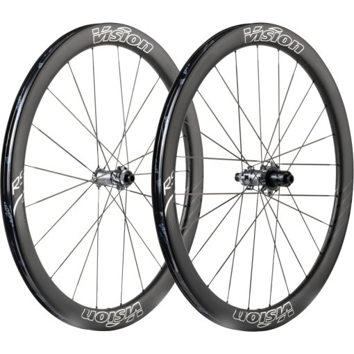 Picture of Vision Metron 45 RS CS Silver Edition Wheelset - 28&quot; | Carbon | Clincher | Centerlock - 12x100mm | 12x142mm - SRAM XDR