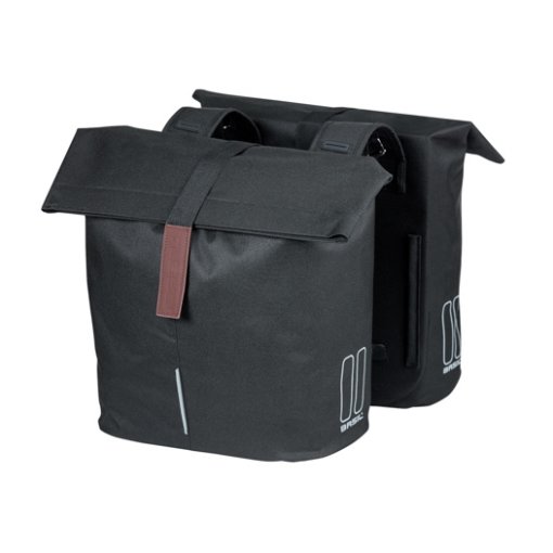 Produktbild von Basil City Doppel Gepäckträgertasche (Paar) - 2x16L - schwarz