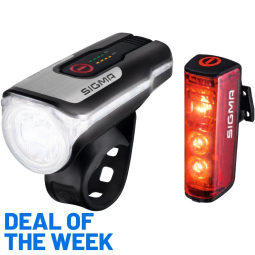 Productfoto van SIGMA Aura 80 USB / Blaze Fietslamp - zwart
