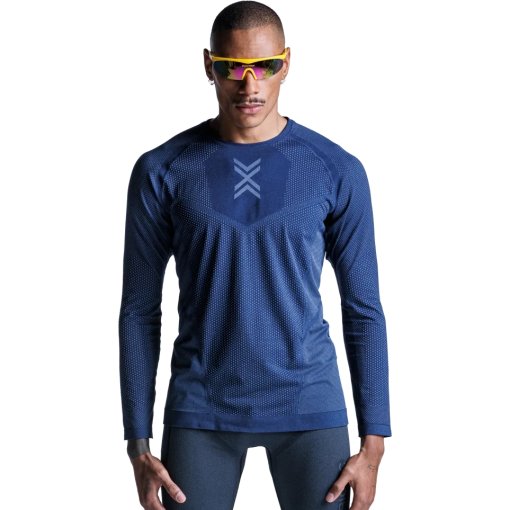 Immagine prodotto da X-Bionic Maglietta Maniche Lunghe da corsa Uomo - Xceed Run - marine/slate blue
