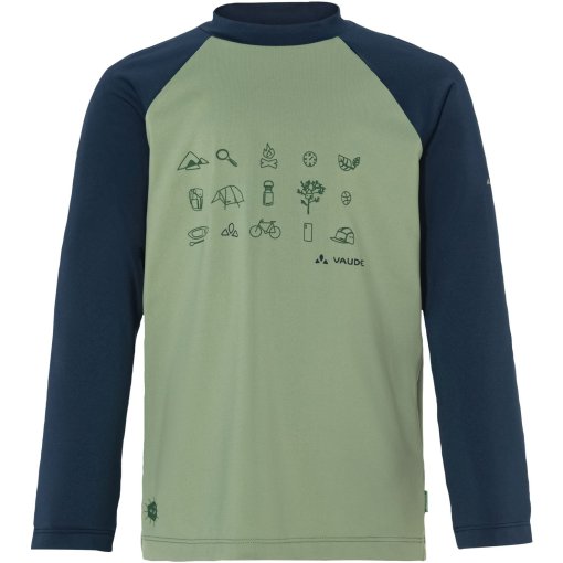 Foto de Vaude Camiseta de Manga Larga Niño - Solaro III - willow green