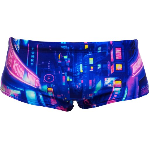 Foto de Funky Trunks Bañador Bóxer Hombre - Sidewinder Eco Trunks - Cyber City