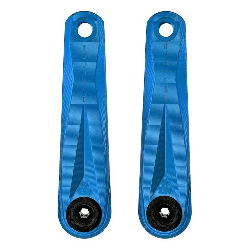 Photo produit de Alugear Kit de Bras de Manivelle - STELLAR AL - MTB | DUB | Direct Mount (SRAM 8-Bolt) - bleu