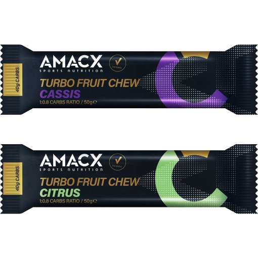 Foto de Amacx Barrita Masticable con Carbohidratos - Turbo Fruit Chew - 50g