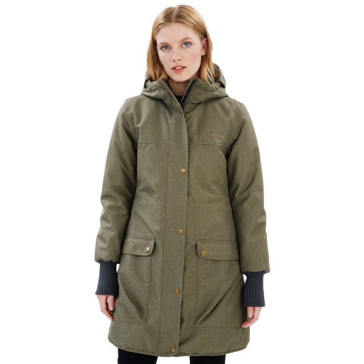 Productfoto van Finside OIKKU Winter Parka Dames - timber wolf