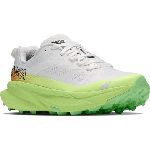 Picture of Hoka Torrent 5 Shoes Women - frost / neon yuzu