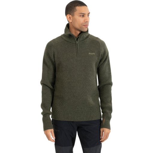 Foto de Bergans Suéter Hombre - Ulriken - dark green mud