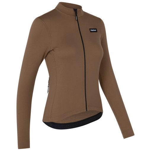 Produktbild von GripGrab EXPLR Merinotech Thermo Langarmtrikot Damen - Brown