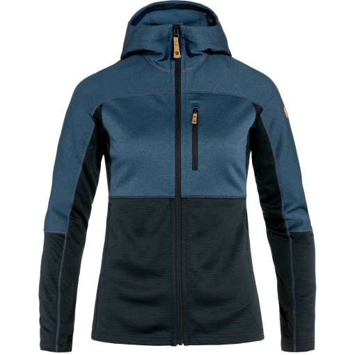 Foto de Fjällräven Fleece Chaqueta con Capucha Mujer - Abisko Trail - dark navy-indigo blue