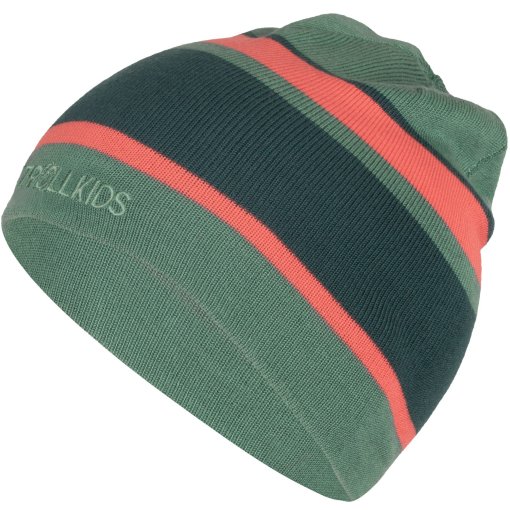 Foto de Trollkids Gorro Reversible Niño - Nordland - Dusty Teal/Midnight Petrol/Coral Pink