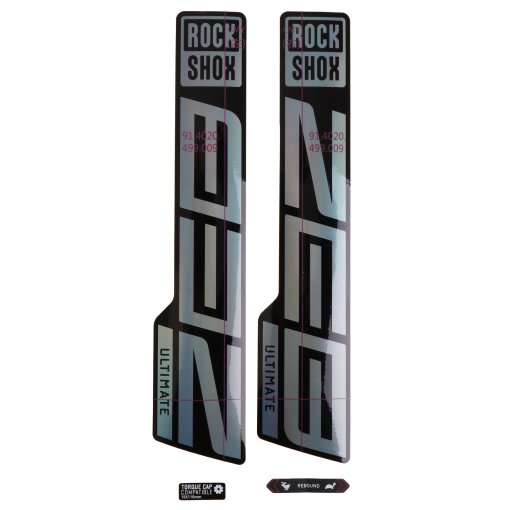Immagine prodotto da RockShox Decal Kit per 27.5/29&quot; ZEB Ultimate - gloss rainbow foil per high gloss black (2021)