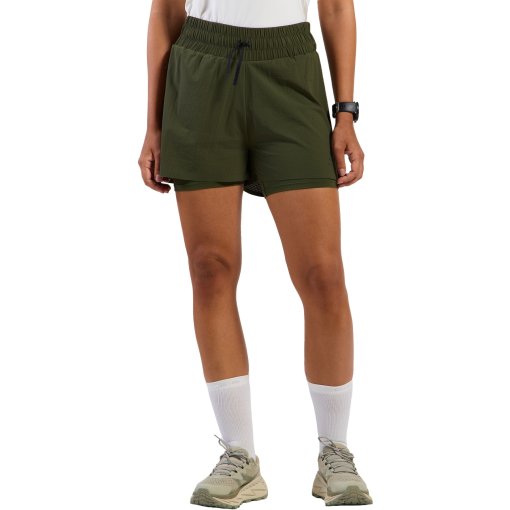 Billede af Odlo Zeroweight 3 Inch 2-i-1 løbeshorts 2.0 til kvinder - deep depths