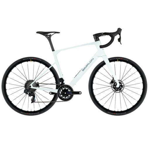 Produktbild von Simplon KIARO EXPERT DI2 105 - Carbon Rennrad - 2025 - Glacier White/Greyish Green Glossy