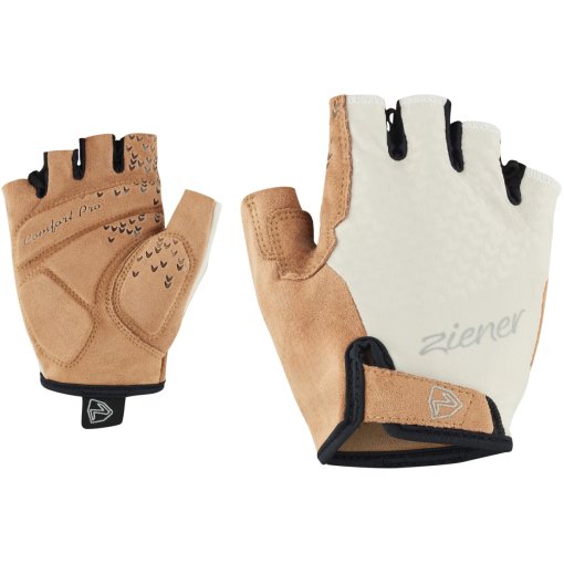 Photo produit de Ziener Calidi Gants Vélo Femme - white fog