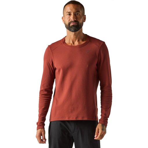 Produktbild von Velocio Merino Trail Langarmtrikot Herren - Madder Brown