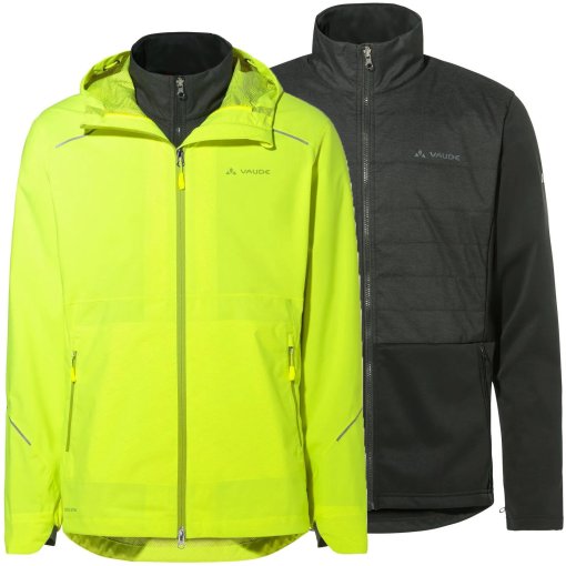 Foto de Vaude 3 en 1 Chaqueta Hombre - Yaras - neon yellow uni