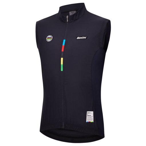 Produktbild von Santini UCI World Champion Mondo Windweste Herren RE545U75SMONDO - schwarz NE