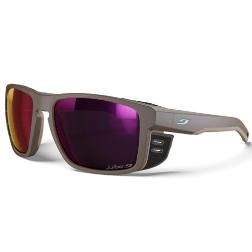 Produktbild von Julbo Shield Kilian Jornet Sonnenbrille - Dunkelbraun / Hellbraun - transparent - Multilayer Reactiv 0-4 High Contrast