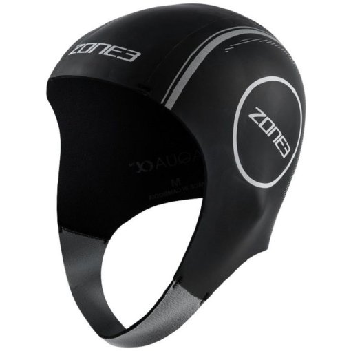 Photo produit de Zone3 Bonnet de Bain - Neoprene - noir/argenté
