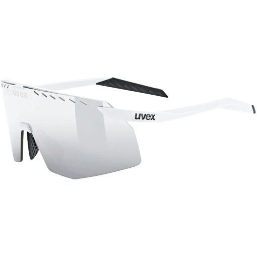 Produktbild von Uvex pace stage Fahrrad-Brille - white matt/mirror silver