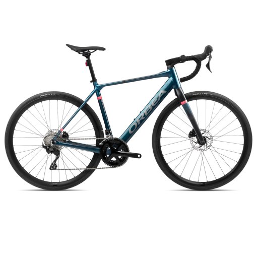 Productfoto van Orbea GAIN D30 - E-Racefiets - 2024 - Borealis Blue (gloss) - Black (matt)