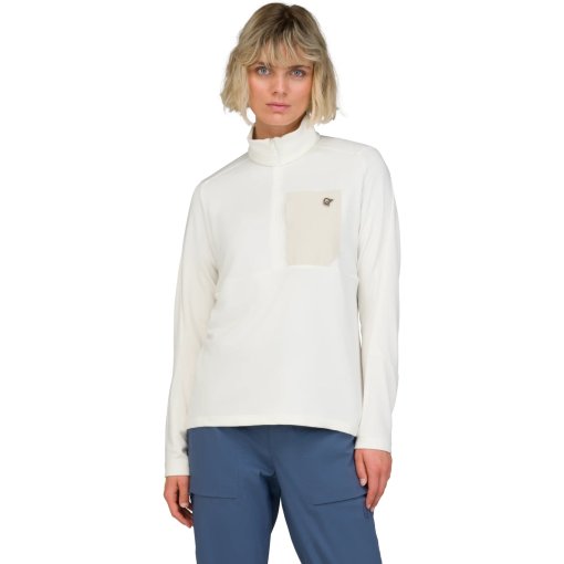 Foto de Norrona Camiseta de Manga Larga Mujer - femund warm1 Half-Zip - Snow White