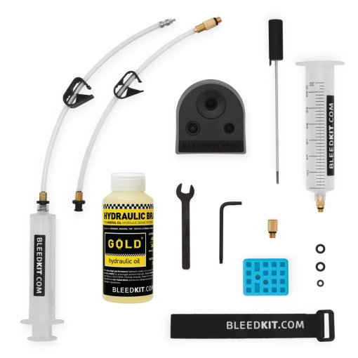 Photo produit de BLEEDKIT.COM Kit de Purge + Huile Minérale - Premium GOLD TRP Edition