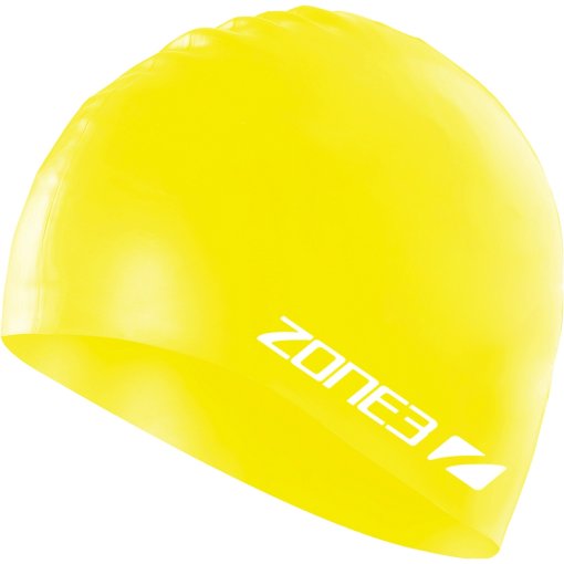 Produktbild von Zone3 Silikon Schwimmkappe - hi-vis yellow