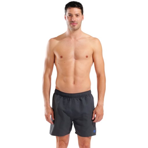 Produktbild von arena Fundamentals R Boxer Beach Shorts Herren - Asphalt/Neon Blue