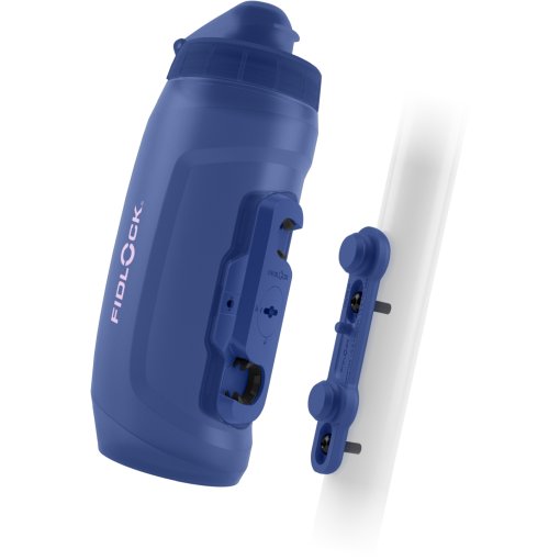 Productfoto van Fidlock Bottle Twist Set 590ml + Bike Base -houder - motion blue