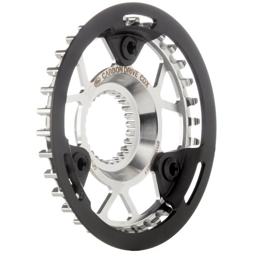 Produktbild von Gates Carbon Drive Riemenscheibe - CDX Fin Line | Centertrack | Front | Pinion - mit Guard