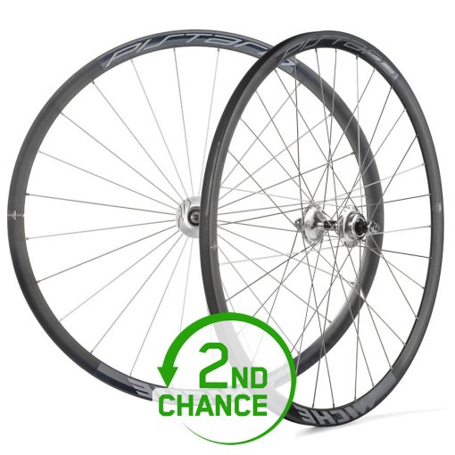 Image of Miche Pistard WR Track Wheelset Tubular - FW: 9x100mm | RW: 10x120mm - silver - 2nd Choice