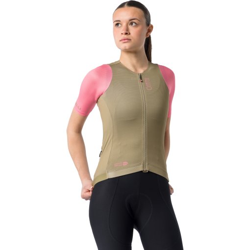 Productfoto van Castelli Corretto Damestrui met korte mouwen - elmwood/rosa giro 204
