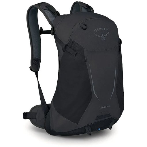 Productfoto van Osprey Hikelite 18 Rugzak - Raven Black