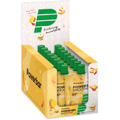 Productfoto van Powerbar PowerGel Smoothie - Fruitpuree met koolhydraten - Houdbaarheidsdatum 01.01.2027 - 16x90g