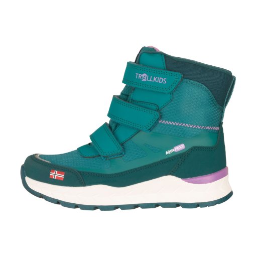 Foto de Trollkids Botas Invierno Niño - Rauland - Dusky Teal/Midnight Petrol/Light Violet