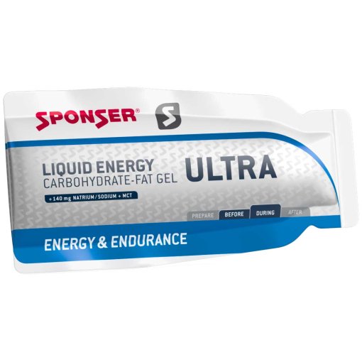 Foto de SPONSER Gel de Carbohidratos + MCT Ácidos Grasos - Liquid Energy Ultra - 25g