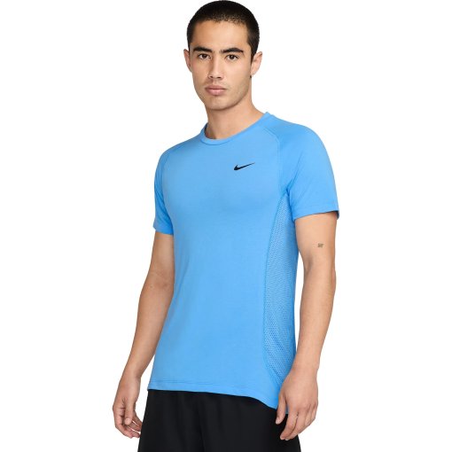 Produktbild von Nike Flex Rep Dri-FIT Kurzarm-Fitness-Top für Herren - university blue/black FN2979-412
