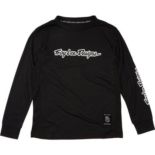 Foto de Troy Lee Designs Maillot de Manga Larga Niños - Skyline Ride - Signature Black