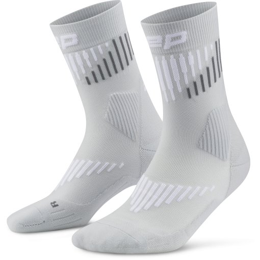 Immagine prodotto da CEP Calze a Compressione Uomo - Core Run Merino Mid Cut - grey/white
