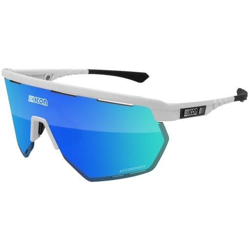 Billede af Scicon Aerowing Glasses - White Gloss / SCNPP Multimirror Blue + Clear